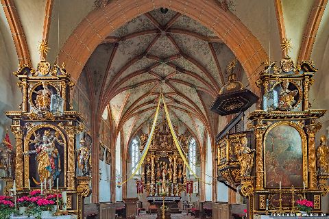 Gemeinde Reut Landkreis Rottal-Inn Taubenbach Pfarrkirche St. Alban (Dirschl Johann) Deutschland PAN